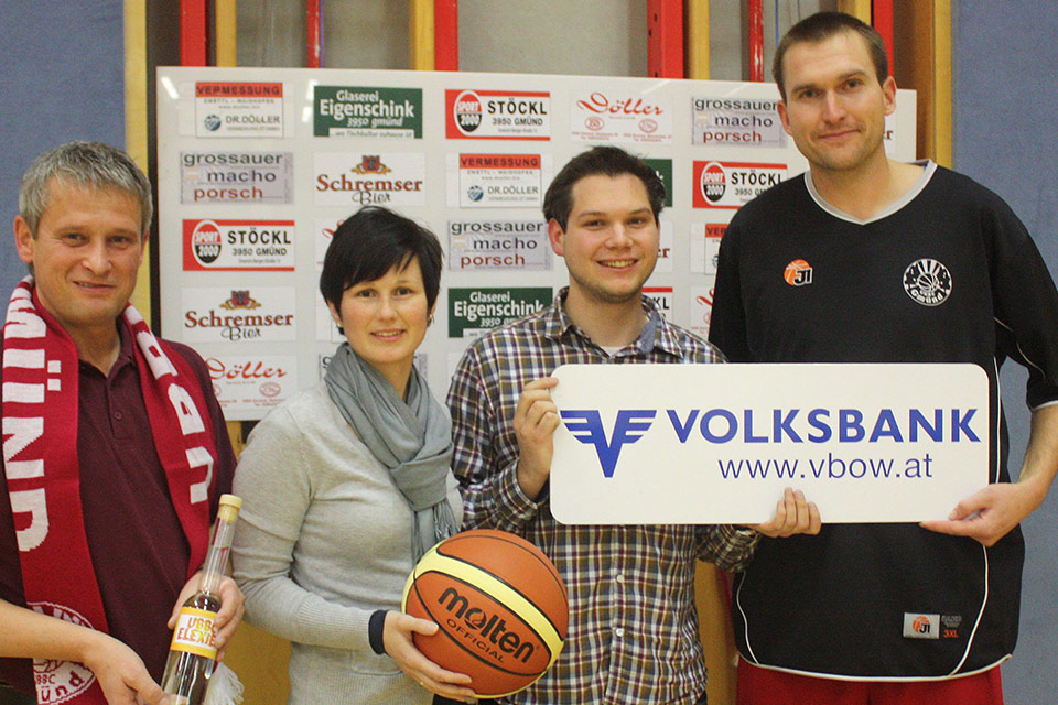 Ballspende Volksbank Gmünd - Katarina Votava und Matthias Kramann