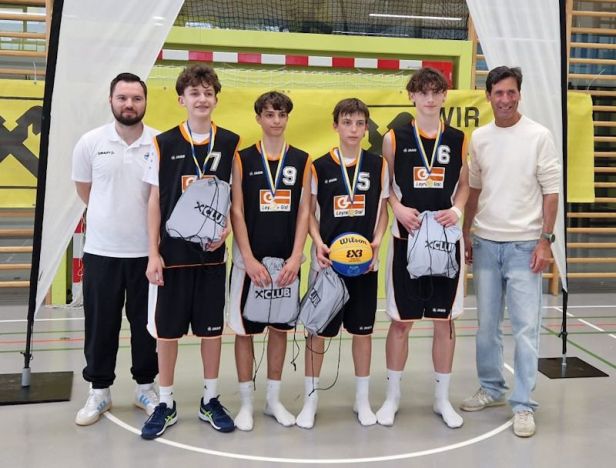 Die 3x3 Gym-Burschen U14 sind Landesmeister geworden