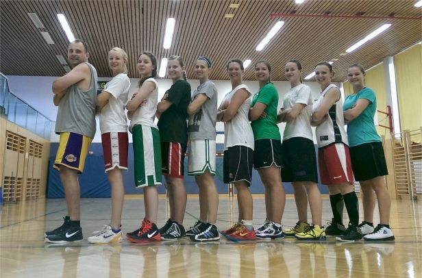 Die UBBC-Girls beim Trainingslager in Gmünd